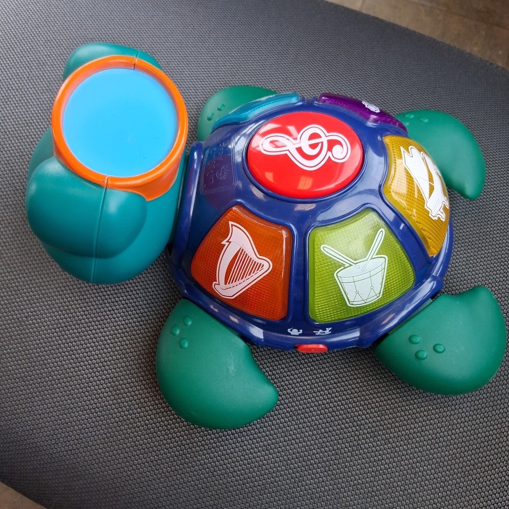 Baby Einstein Musical Turtle Educational Toy with Instrument Buttons & Sounds